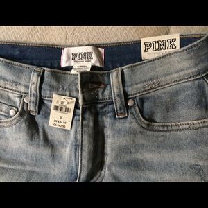 PINK Victoria's Secret Shorts - PINK high wasted jean shorts NWT PINK Victoria's Secret Shorts - PINK high wasted jean shorts NWT